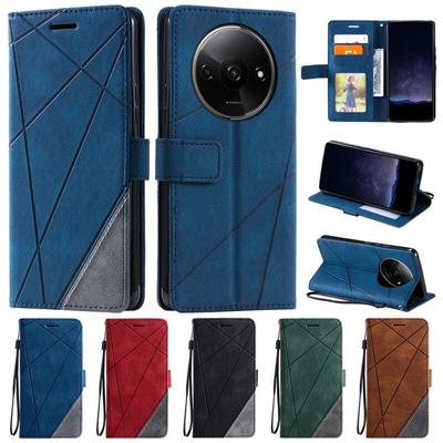 Для Xiaomi Redmi A3 чехол роскошный кожаный чехол-книжка с откидной крышкой для Redmi A3 RedmiA3 A 3 A1 A2 Plus многофункциональные кожаные магнитные чехлы для телефонов