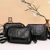 Новая ретро-сумка из мягкой кожи для женщин - модная вместительная сумка-мессенджер и рюкзак