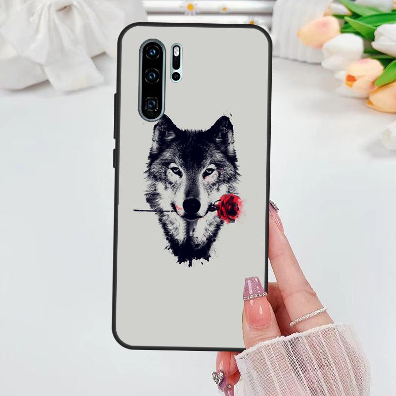 Чехол Animal The Wolf Howl для Huawei Nova 5T 3i 7i 8i 11i 10 9 SE Y60 Y61 Y70 Y90 P20 P40 Lite P60 P30 Pro