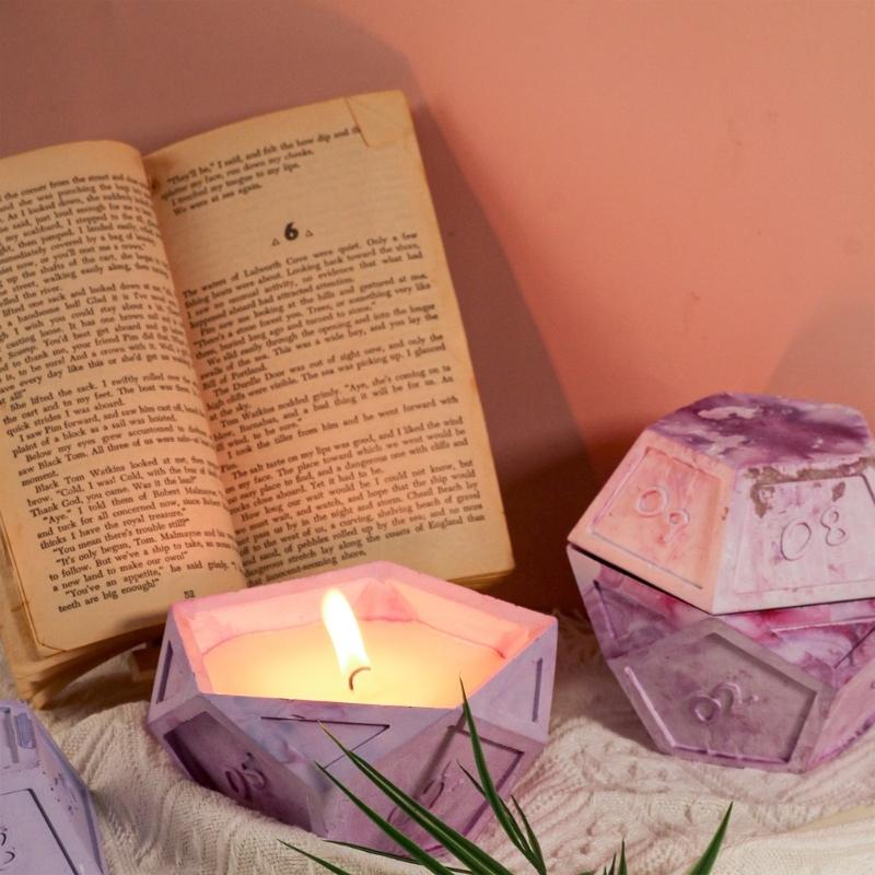 Силиконовая форма в виде кубиков для DIY-изделий из эпоксидной смолы, формы для подсвечников, шкатулки для хранения украшений, инструмент для изготовления настольных украшений, легко моется