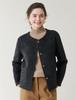 Women's Retro Double-Faced Wool Coat with Metal Buckle - Short/Long, Thickened for Autumn/Winter