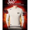 Luomeng Men's Silk-Blend Fleece-Lined Round Neck Sweatshirt