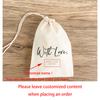 Personalized 5Pcs Wedding Favor Treat Bags Bridal Shower Wedding Anniversary Engagement Guest Favors Bachelorette Party Decor