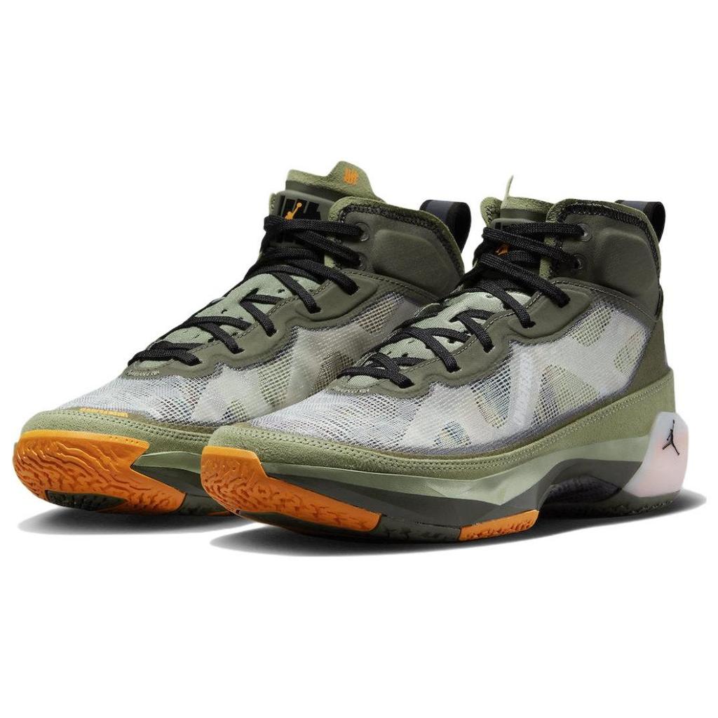 Кроссовки унисекс Undefeated x Air Jordan 37 SP Flight Green Oil-Green Black DV6255-300