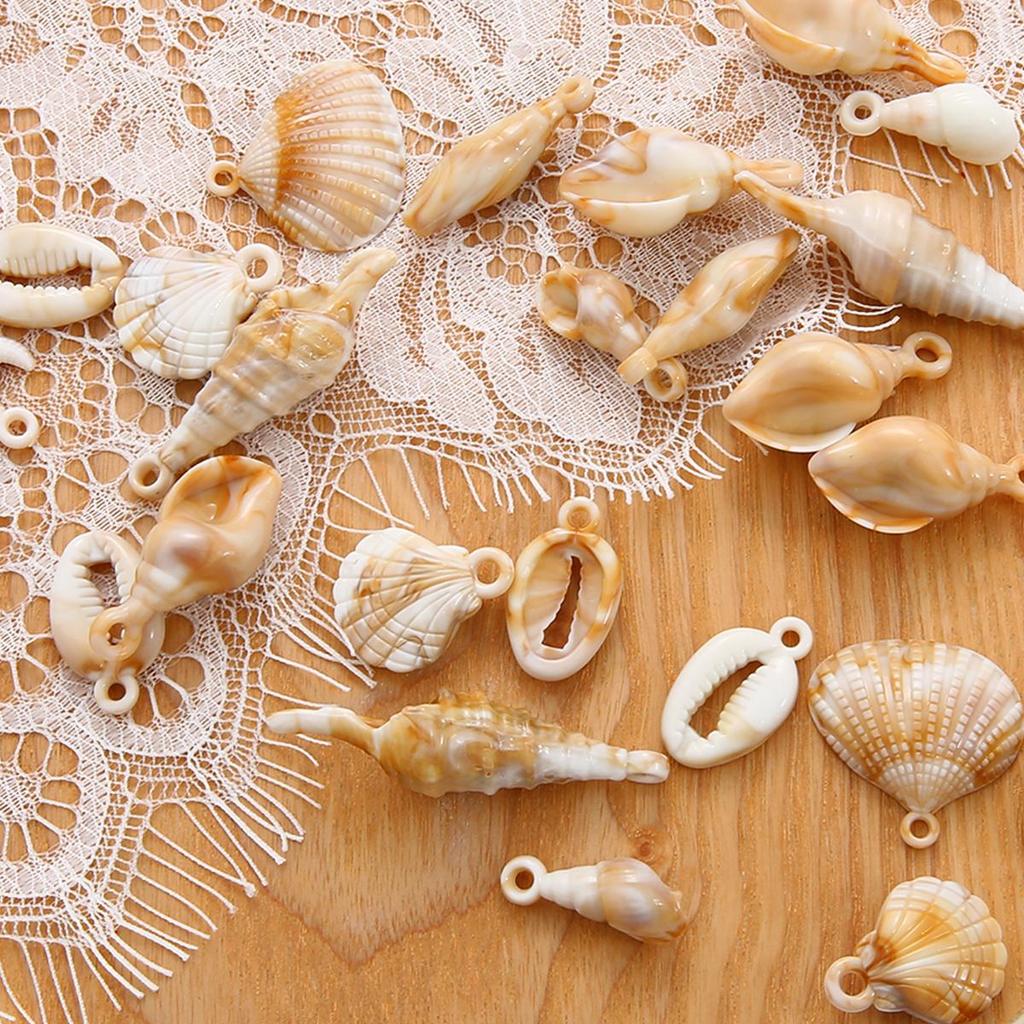 30 г/пакет акриловая оболочка серии подвески аксессуары для изготовления ювелирных изделий DIY серьги браслет ожерелье