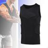 Mens Padded Vest Chest Rib Protector Sleeveless Shirt Comfortable Breathable Guard