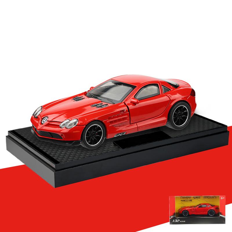 1/32 Benz SLR 722S Roadster Speedster Сплав Литье под давлением Модель Автомобиля Коллекция Хобби Декор Домашний Орнамент Подарок на День Рождения с Парнем
