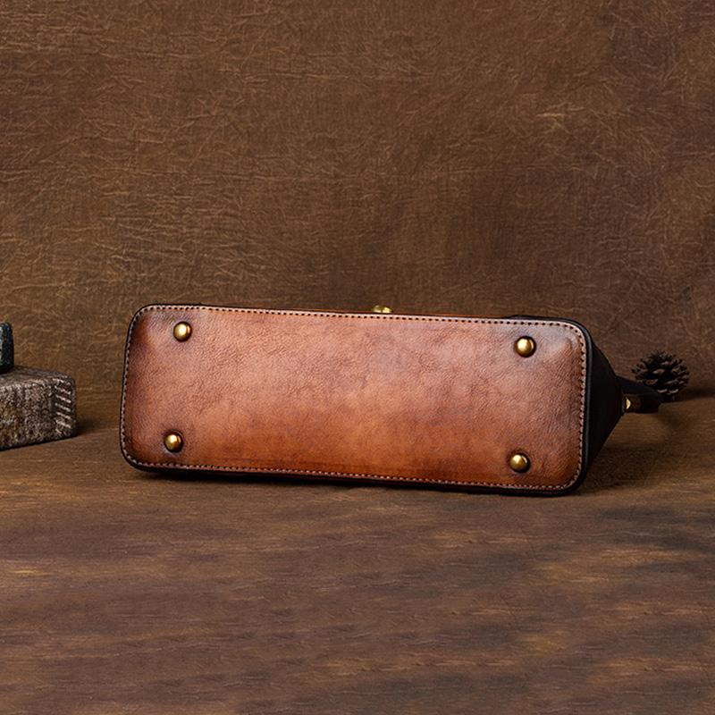 Ретро сумка-багет, повседневная женская сумка-тоут, модная изысканная сумка из натуральной кожи для женщин, сумка подмышками