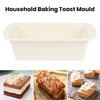 1/4 шт. форма для тостов, антипригарная силиконовая форма для хлеба, термостойкая форма для хлеба, прямоугольная форма для выпечки для домашней кухни