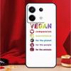LOVE VEGGIE Vegetarian Quotes VEGAN Funda For Xiaomi Redmi 13C 12 9C 10C 12C Redmi Note 13 9 10 11 12 Pro 9S 10S 11S 12S Case