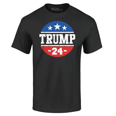 Дональд Трамп 2024 Кампания Круг Звезда 45 47 MAGA Подарок Голосование Футболка Футболки
