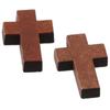 200Pcs Cross Wood Cross Charm 0.85x0.55Inch Wooden Crosses for Crafts  Hanging Ornament