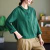 Свободный универсальный повседневный топ, женская рубашка с капюшоном, весенняя пуговица с карманом, простая свободная удобная блузка размера плюс
