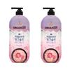 Himalayan Pink Salt, Rich Foam, Refreshing Body Wash, Rose Scent, 900g, 2 Pieces