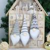 Christmas Gnome Ornaments Christmas Gnome Ornament Set with Faceless Doll Pendant Lanyard Knitted Hat Festive Holiday Home
