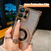 Чехол с градиентной подставкой Magsafe для Samsung Galaxy S24 Ultra S22 Plus S23 FE, магнитный кронштейн, подушка безопасности, противоударный чехол