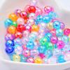 Высококачественные не шелушащиеся бусины из АБС-пластика с двойным отверстием, имитация жемчуга АБ, волшебные бусины АБ, аксессуары для браслетов и ожерелий своими руками, граненые рассыпные бусины