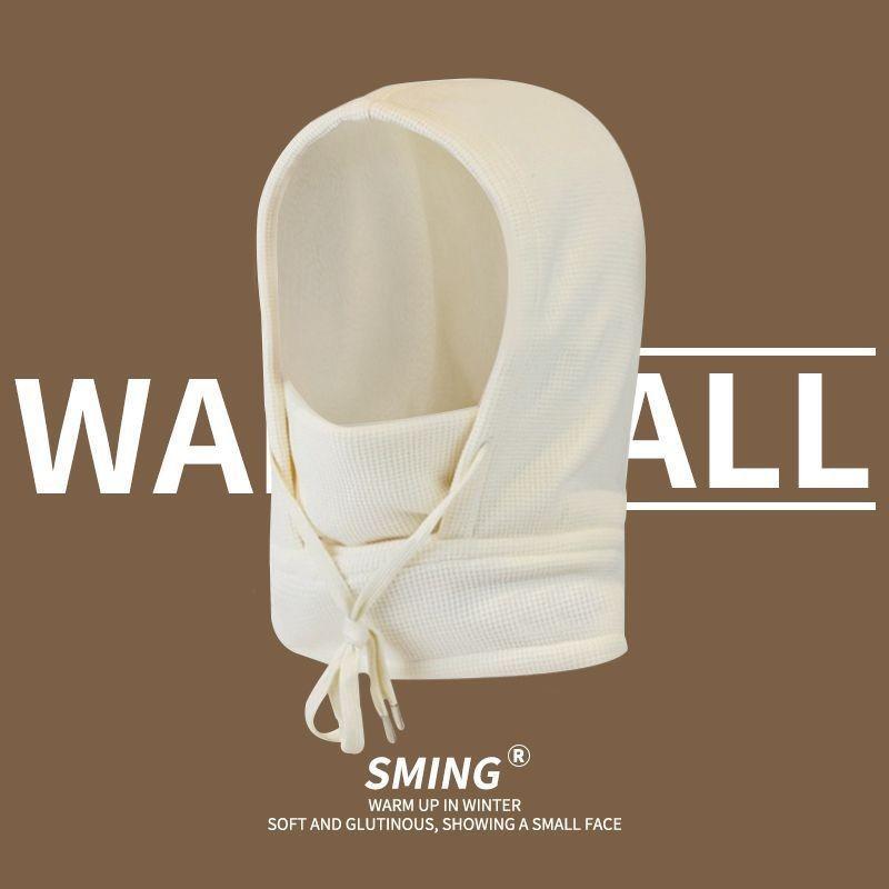 Men and Women Outdoor Cycling Masks for Neck Protection and Cold Protection Integrated with Velvet Face Protection Ski Pullover Hat