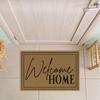 HOMELOVEeE Welcome Home Patterned Front Door Carpet Mat