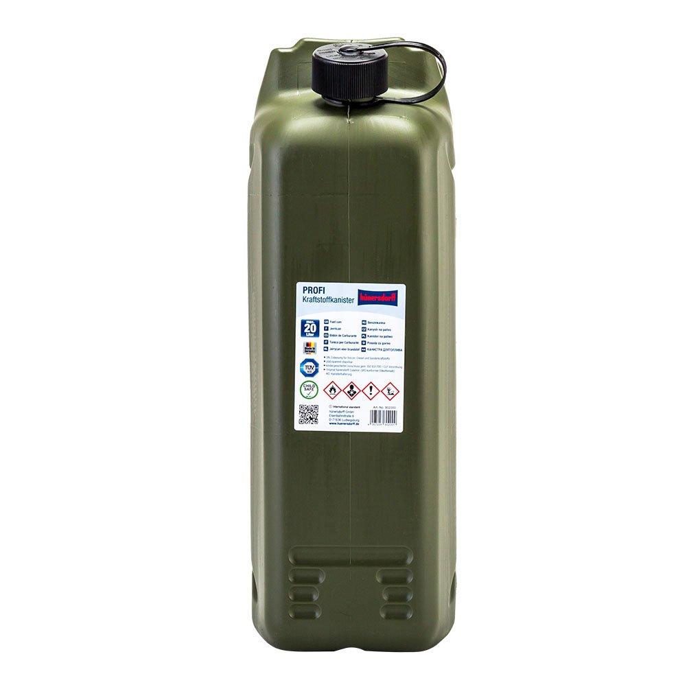 HUNERSDORFF Fuel Tank Polytank FUEL CAN PRO 20L Water Tank 802000 Olive FUEL CAN PRO Fuel Kerosene Tank Canister Outdoor Camping [Hunersdorff] [Item]