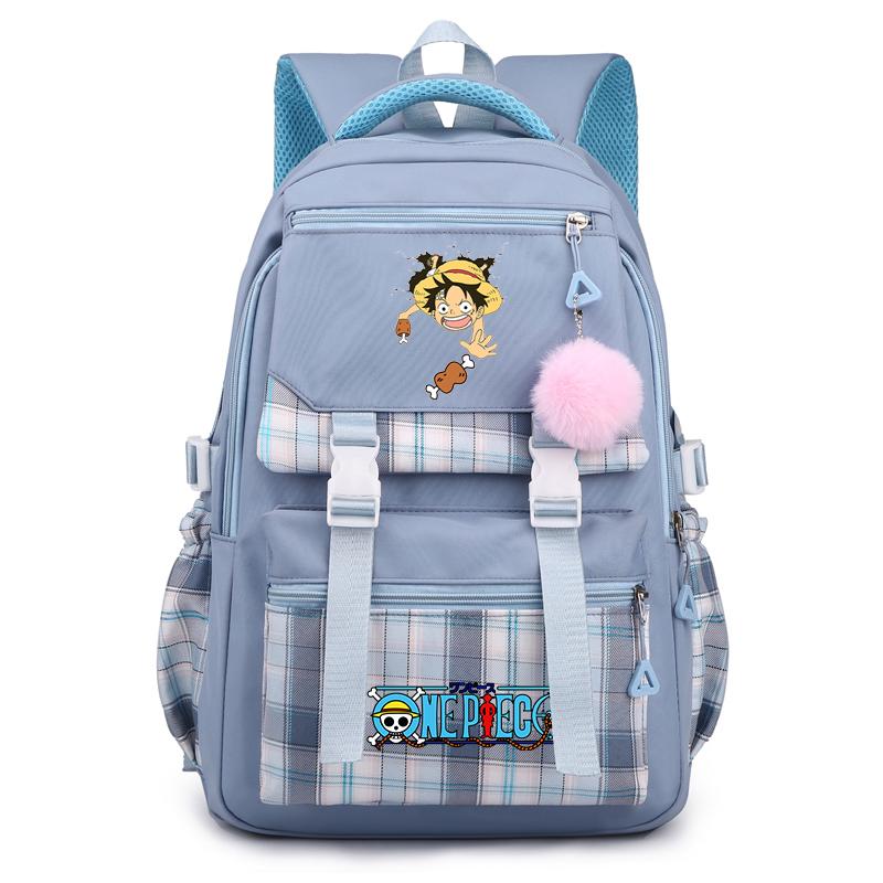 Аниме One Piece Printed College Bag Bag Document Bag Teen Back To School Холщовый рюкзак для девочек и мальчиков, студенческая сумка для ноутбука, мужская и женская дорожная сумка, рюкзак