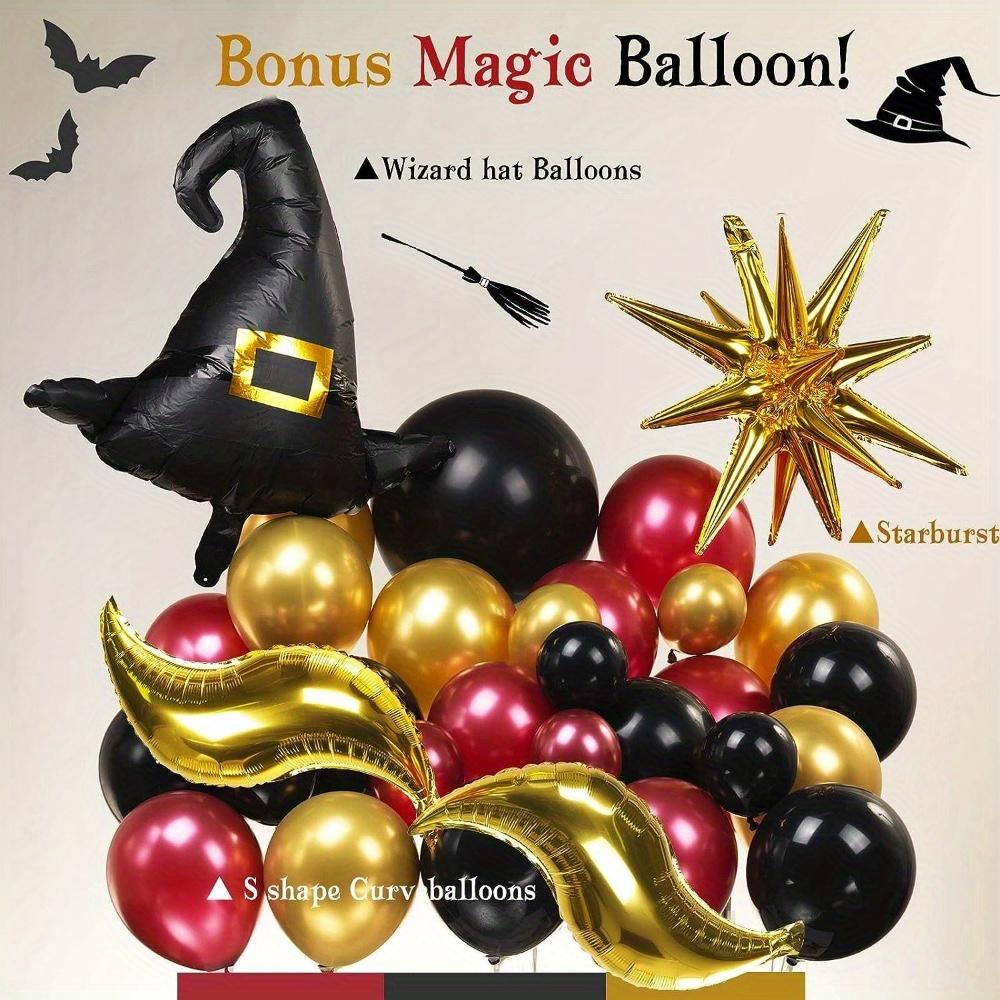 110PCS Magic Hat Balloon Garland Arch Set, Carnival, Magic Themed Birthday Party Decoration, Party Decoration Supplies