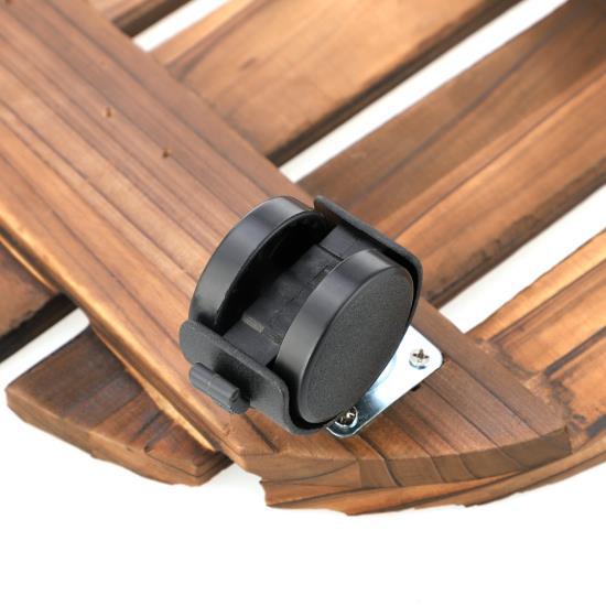 Подставка для растений, полка для гостиной, отдельно стоящая полка для цветов с колесом для сада, держатель для цветов бонсай