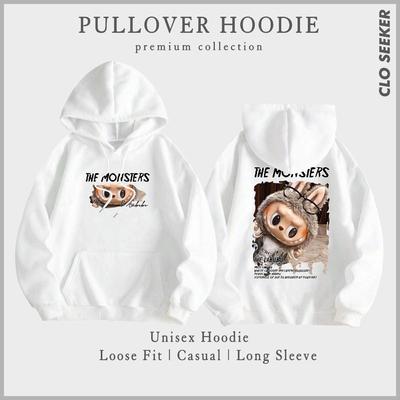 Осеннее Аниме Лабубу Мультяшный Принт Милый Стиль Толстовка Женская С Длинным Рукавом Свободный Повседневный Топ