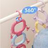 Vertical Hat Storage Rack 4/6 Hooks Hanging Hat Organizer Fashion Hat Display Holder  Household