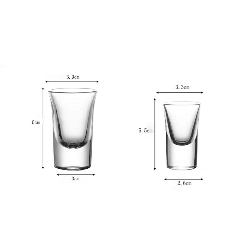 6 шт. Стеклянные бокалы для вина двух размеров Маленькие подарки на праздники Маленькие бокалы для вина для посиделок Маленькие подарки Рождественский подарок