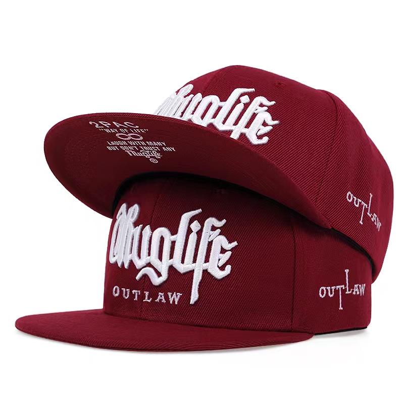 2023 модная бейсбольная кепка Thuglife с вышивкой в стиле хип-хоп, бейсболка Snapback, шляпа для взрослых, уличная, повседневная, солнцезащитная, повседневная, дропшиппинг