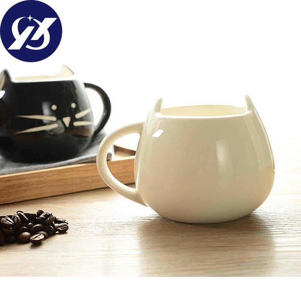 Керамическая кружка Lovely Cat Wte/черный кофе с молоком, 420 мл, чашка для пар, праздничный подарок FRE