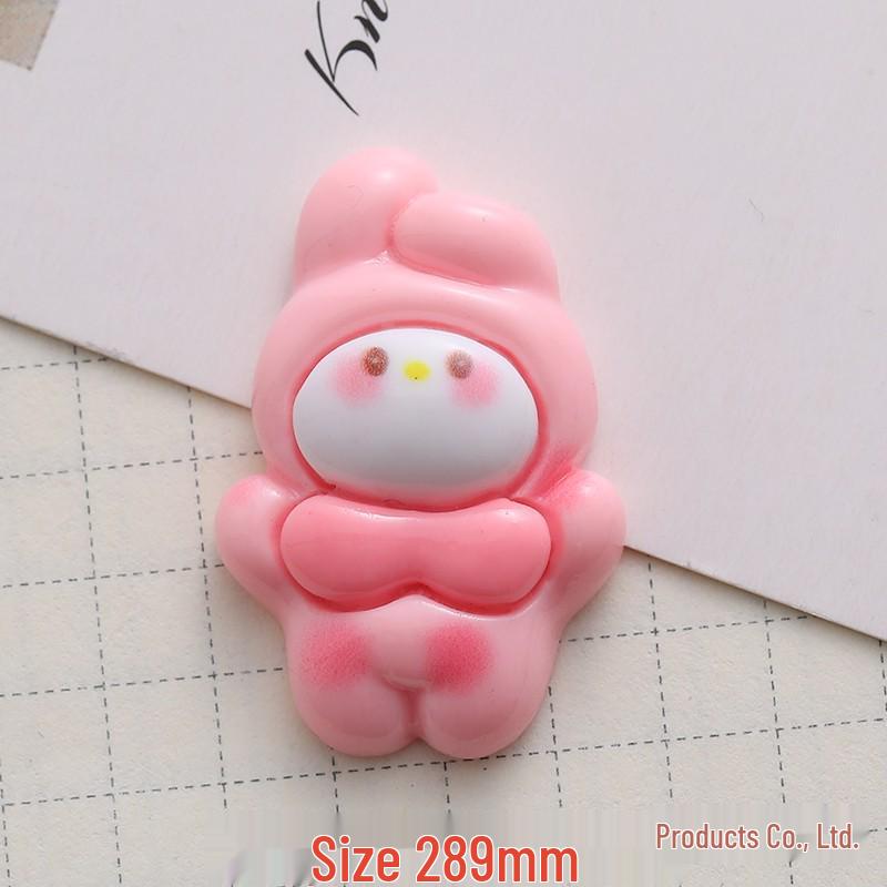 Смоляные аксессуары Sanrio с мультяшными персонажами: Милые наклейки на телефон, Заколки для волос, Магниты на холодильник, Пряжки для обуви