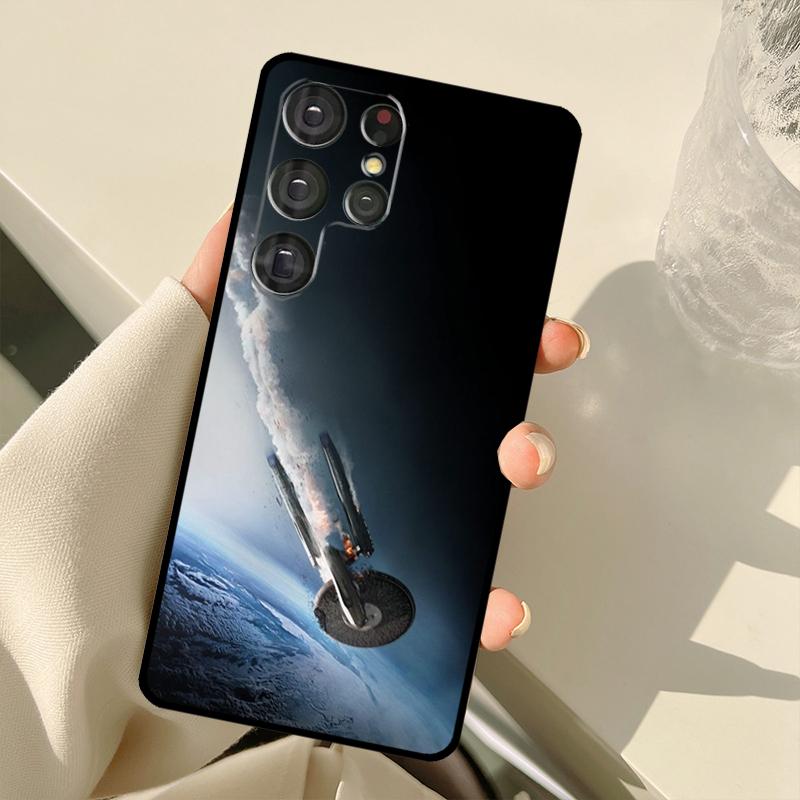 Художественный чехол Космический корабль для Samsung Galaxy S25 Ultra S21 S22 S23 S24 Ultra S9 S10 Plus S20 FE S25 FE Задняя крышка