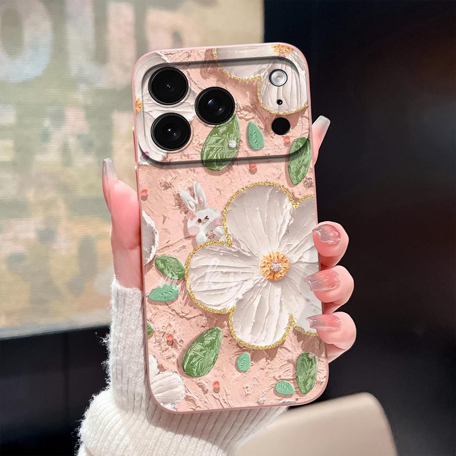 Cute Cartoon Cat Case For iPhone 17 Pro Max Air Soft Liquid Silicone Protection Bumper Cover For iPhone17 17Pro Max 17Air Fundas