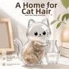 DIY Pet Hair Keepsake Box Transparent Pet Memorial Container  Pet Souvenirs