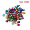 Random Mixed Color Size Cute Jingle Bell for DIY Christmas Party Decorative Accessories