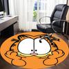 1pc Garfield Cat Office Round Area Rug,Bedroom Living Room Home Decor, Room Deco a1016124