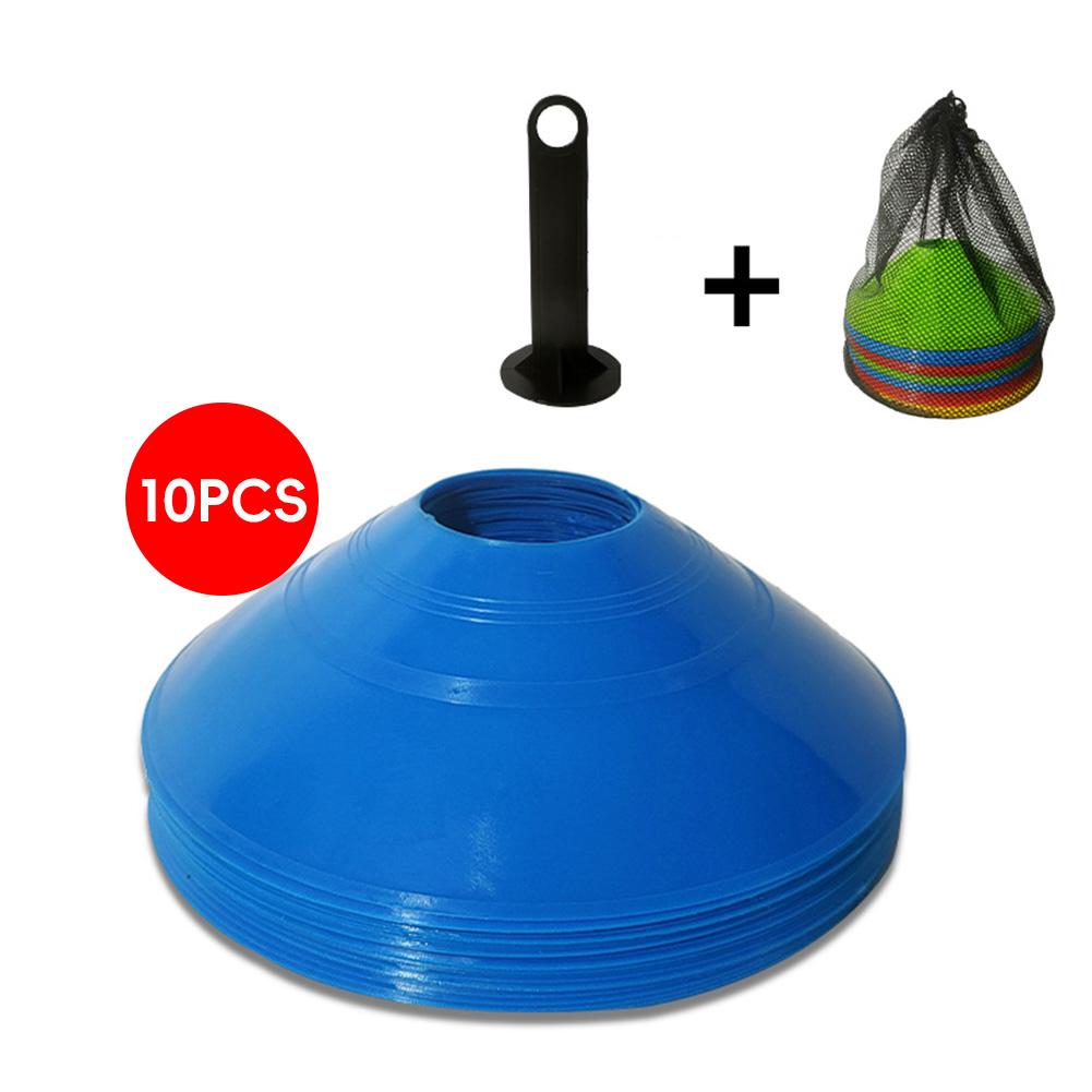 10 шт./компл. детский футбольный тренировочный инвентарь для профессиональных дисковых конусов, упражнения на ловкость, преодоление препятствий, спортивные тренировочные аксессуары