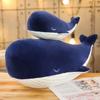 Cute Super Soft Blue Whale Plush Toys Stuffed Sea Animals Pillow Lovely Fish Dolphin Dolls For Girls Kids Birthday Gifts