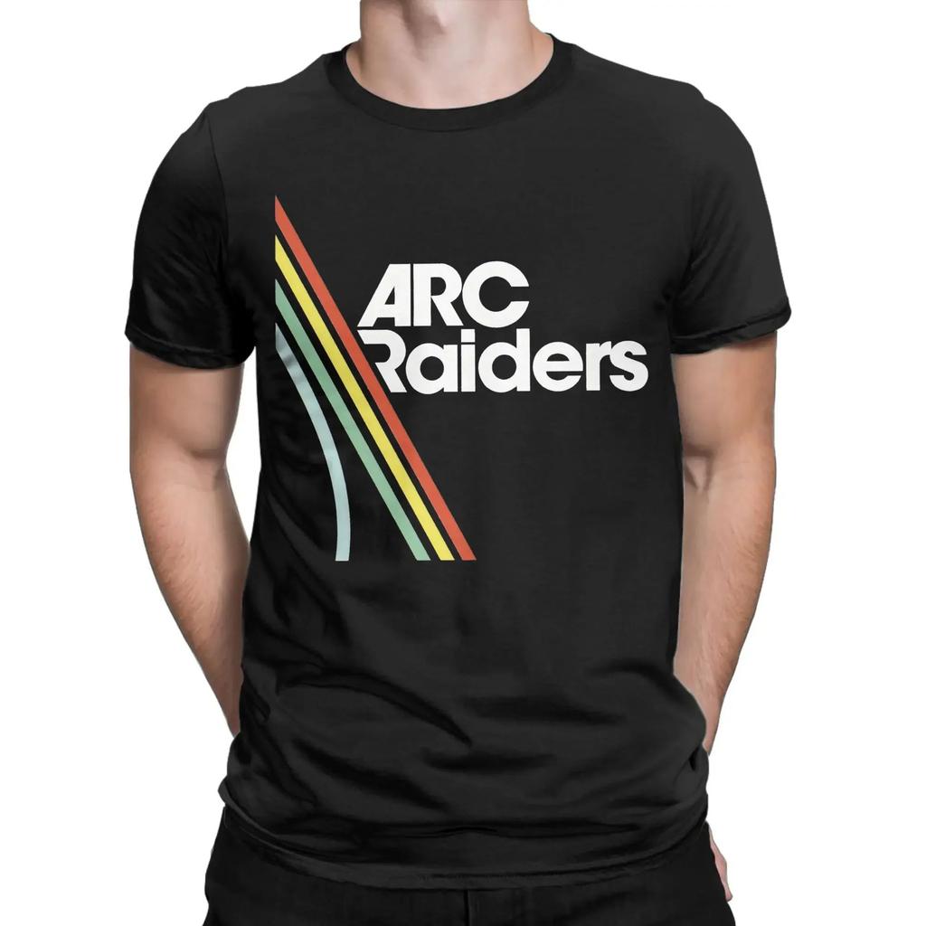 Arc Raiders Печатная хлопковая футболка Мужская Повседневная Свободный крой Пара Мода Уличная одежда harajuku графические футболки оверсайз футболка