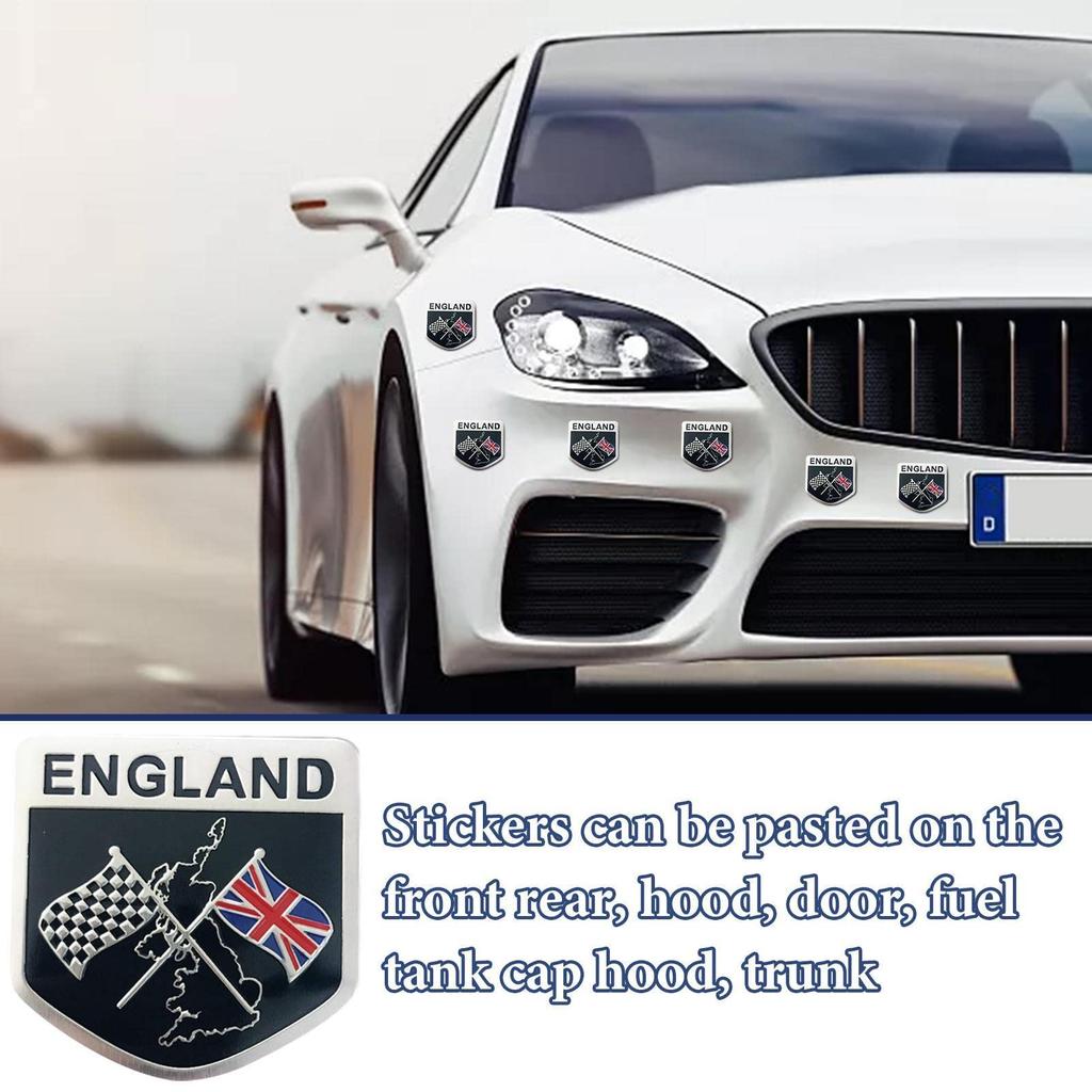 Наклейка-эмблема флага Юнион Джек, эмблема-значок из сплава флага Англии, Великобритании - Юбилей Елизаветы II