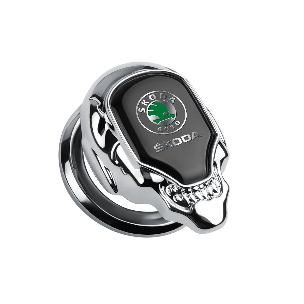 NYDM6 Car Switches Button Engine Start Stop Metal Protective Ring Cover For Skoda Octavia Mk3 5 7 Fabia 2 Superb 3u 2 Kamiq Kodiaq VRS