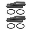Belt Key Holder Stainless Steel Compact Quick Release Belt Key Clip with Key Ring for Police Law