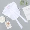 Vintage Detachable Cotton Clothes Accessories Shirt Fake Collar Lapel Blouse Top False Tie