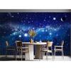 Космические обои Galaxy для потолка Обои Ночное небо Звезды Туманность Фреска на стену Гостиная Спальня Обои