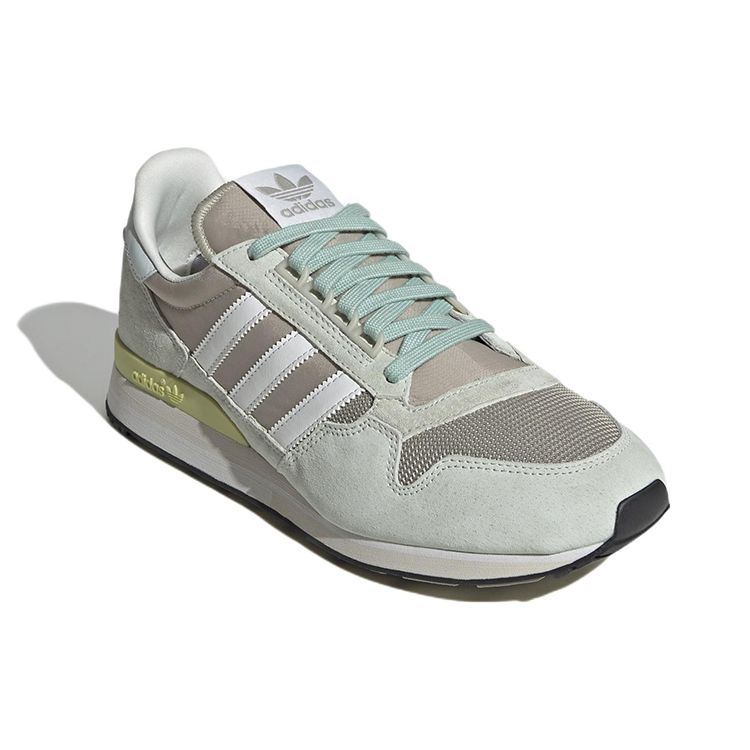 adidas Originals ZX 500 Удобные Спортивные Нескользящие Износостойкие Низкие Повседневные Кроссовки Унисекс Повседневная Обувь Серо-зеленый GY1982