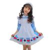 Children's Day Blue Alice Dreamwalking Maid Dress Wonderland Princess Dress Pastoral Performance Dress