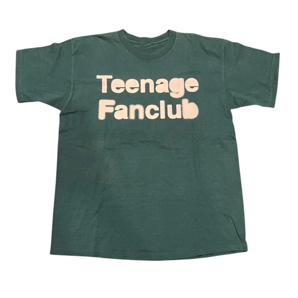 Футболка унисекс Teenage Fanclub Band Базовый логотип Лесной зеленый Полный размер S-5XL