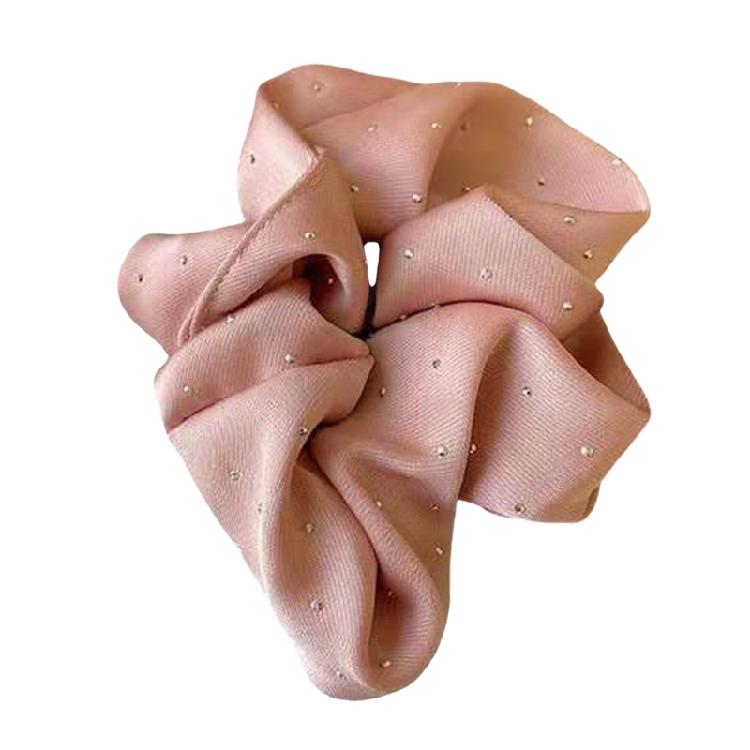 Sparkling Ponytail Holder Soft Textured Scrunchies for Stylish Women Girls Elegant Hair Accessories Hair Styling Tools